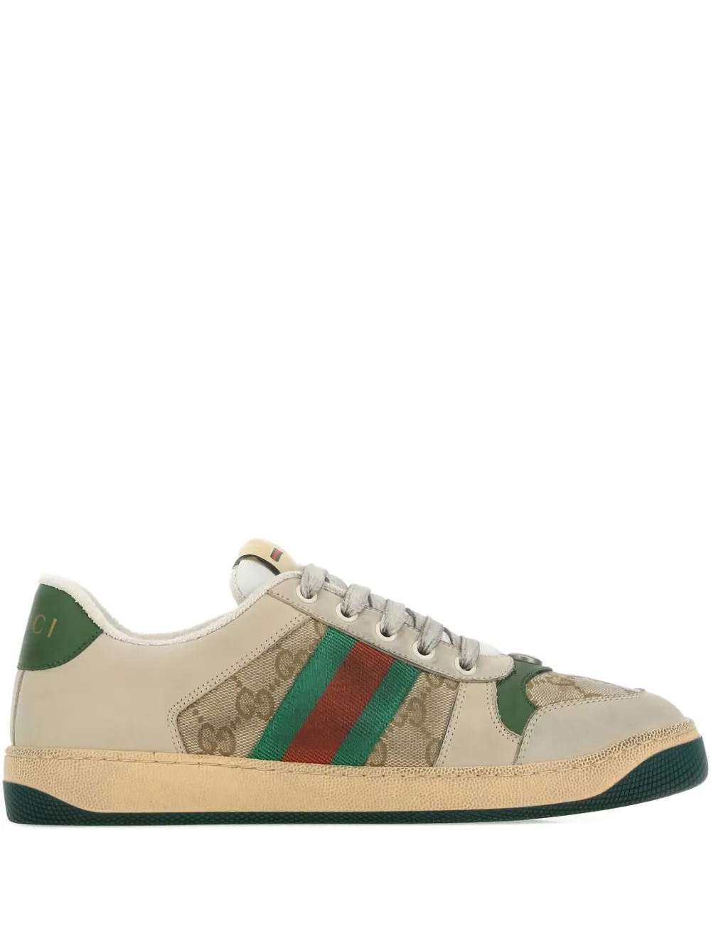 Gucci Screener logo-embellished low-top sneakers front angle